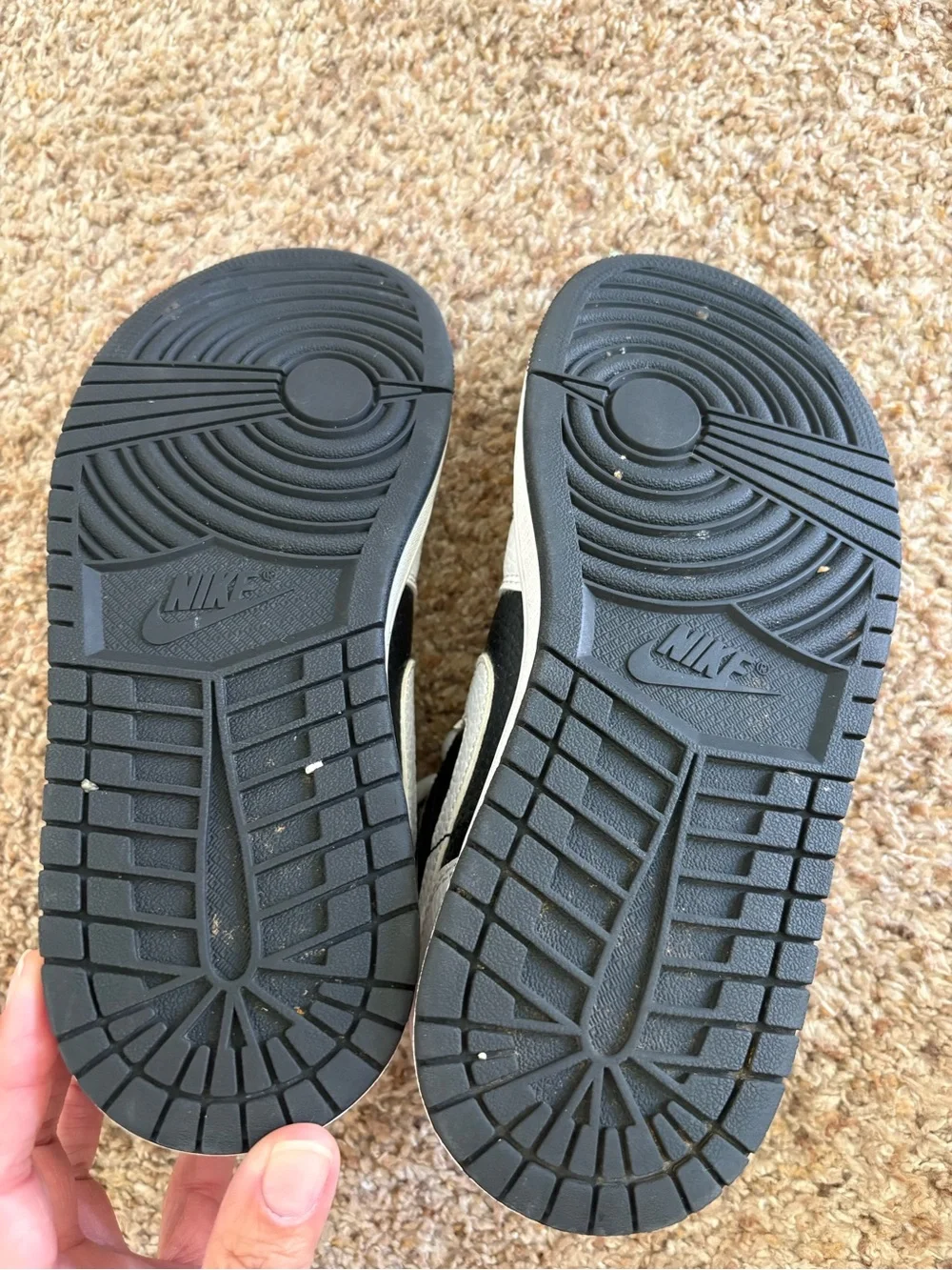 Nike Black and White Low-Top Sneakers